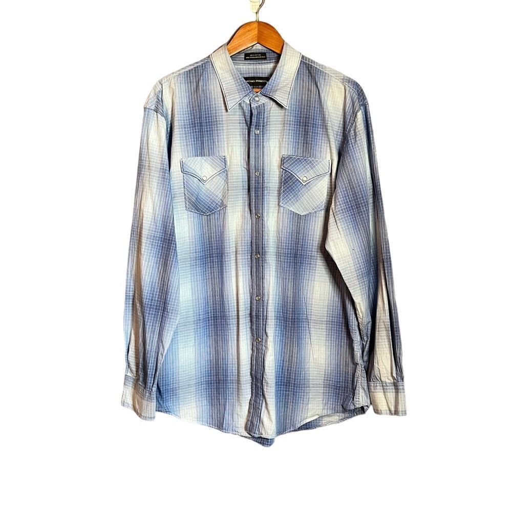 3 for $30! Michael Brandon snap button western shirt. Size xxlarge